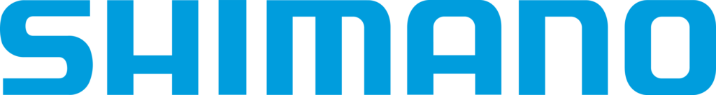 Logo von SHIMANO mit blauen Großbuchstaben auf weißem Hintergrund.